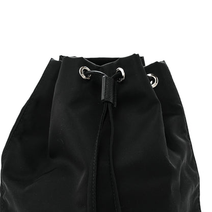Prada Nylon Vela Drawstring Pouch Black 7 of 9