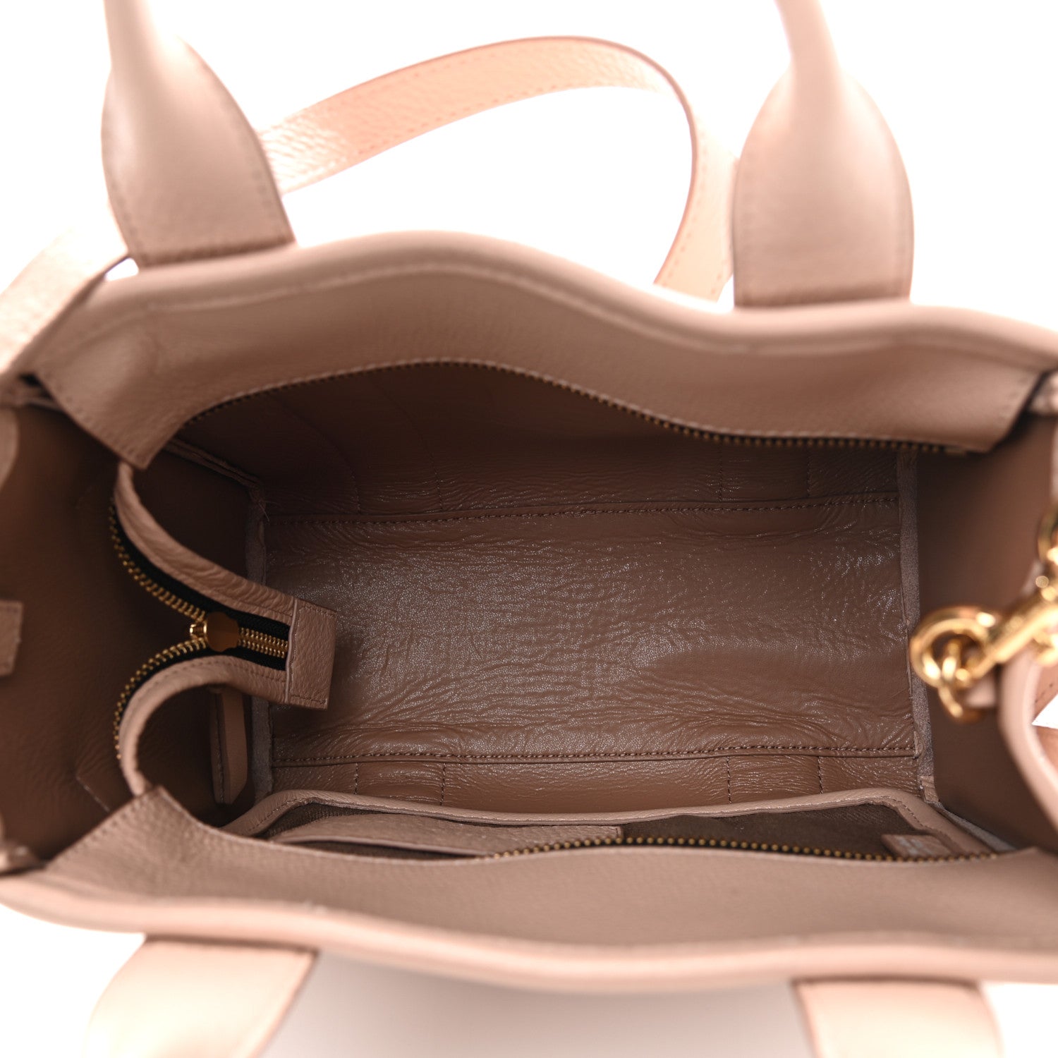 Marc Jacobs Grained Calfskin Small The Tote Bag Rose Dust 5 of 12