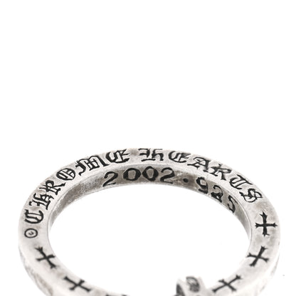 Chrome Hearts Sterling Silver Cross Charm Ring 54 7 5 of 5