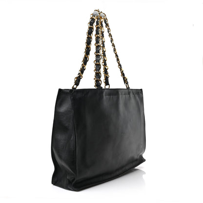 Chanel Lambskin Jumbo CC Shoulder Bag Black 5 of 19