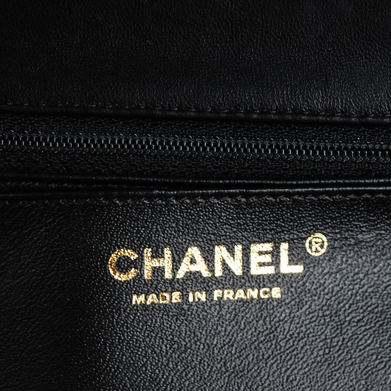 Chanel Lambskin Chevron Quilted Mini Rectangular Flap Black 6 of 8