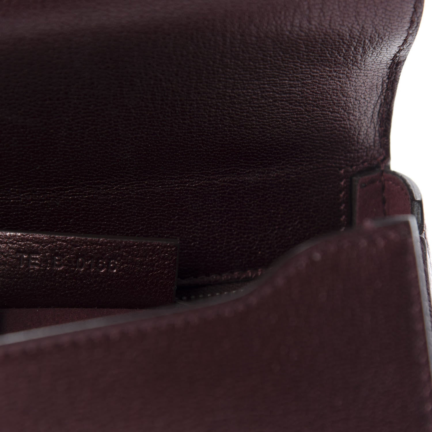 Givenchy Textured Calfskin Mini Pandora Box Chain Crossbody Bag Oxblood 9 of 10