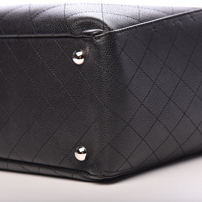 Chanel Grained Calfskin CC Pocket Tote Black 9 of 10