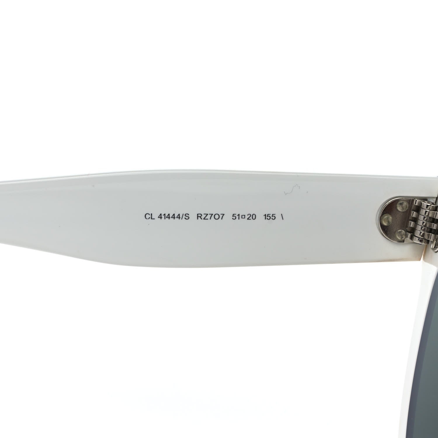 Celine Acetate Kim Sunglasses CL 41444/S White 6 of 7