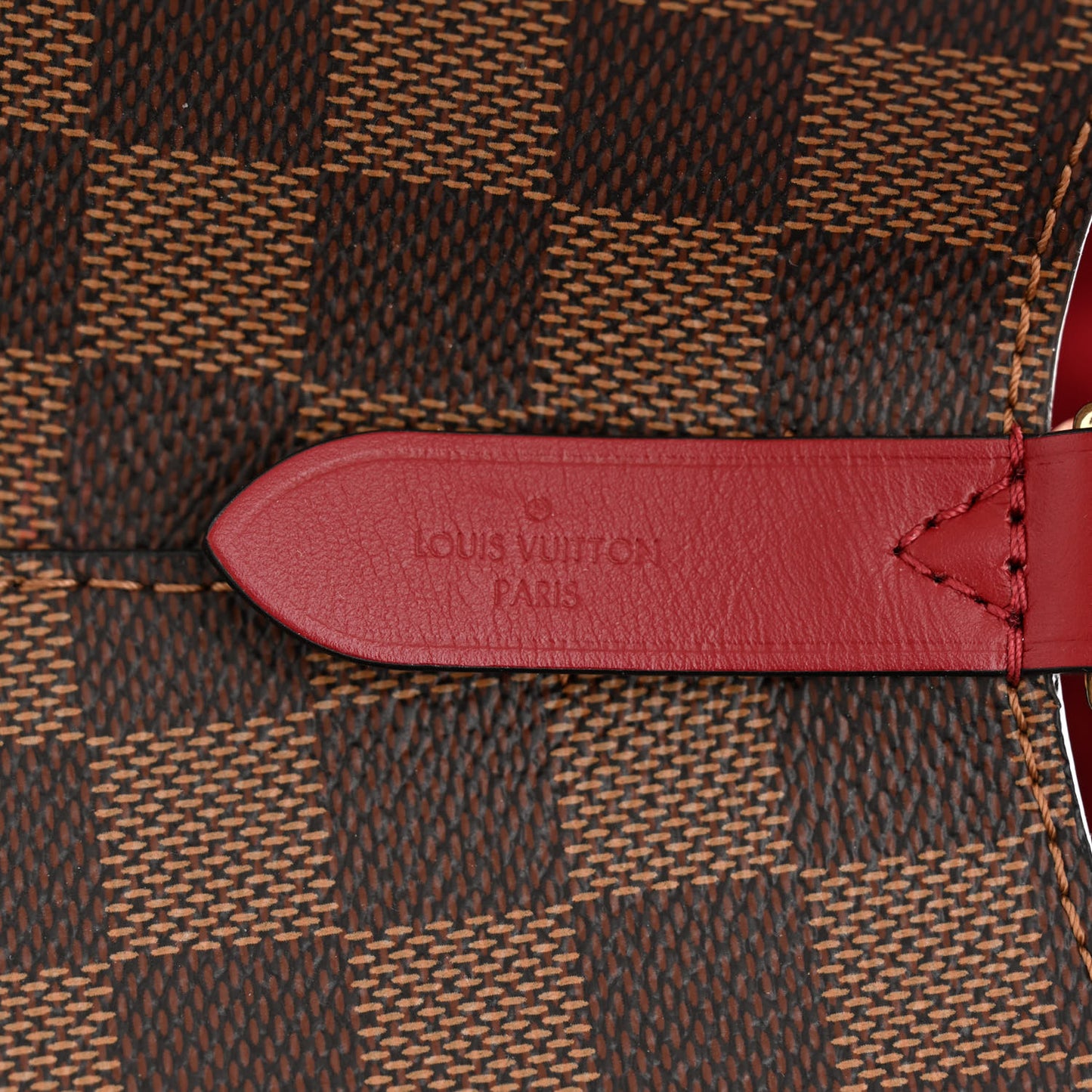 Damier Ebene Neonoe MM Cherry Berry