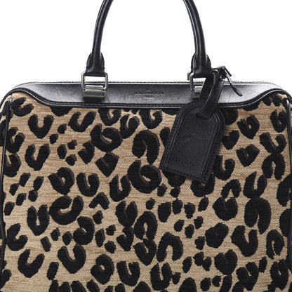 Louis Vuitton Jacquard Velvet Leopard Print Stephen Sprouse Speedy 20 of 20