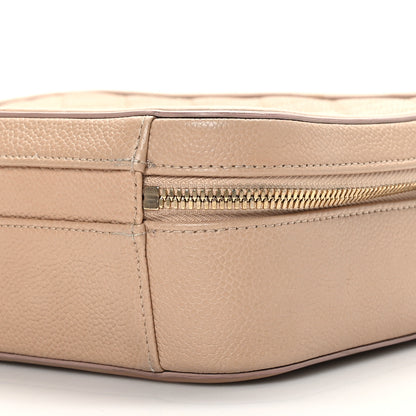 Chanel Caviar Quilted Medium CC Filigree Vanity Case Light Beige 9 of 9