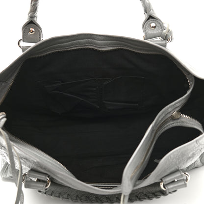 Balenciaga Agneau Classic Silver Hardware City Gris Haussmannien 4 of 9