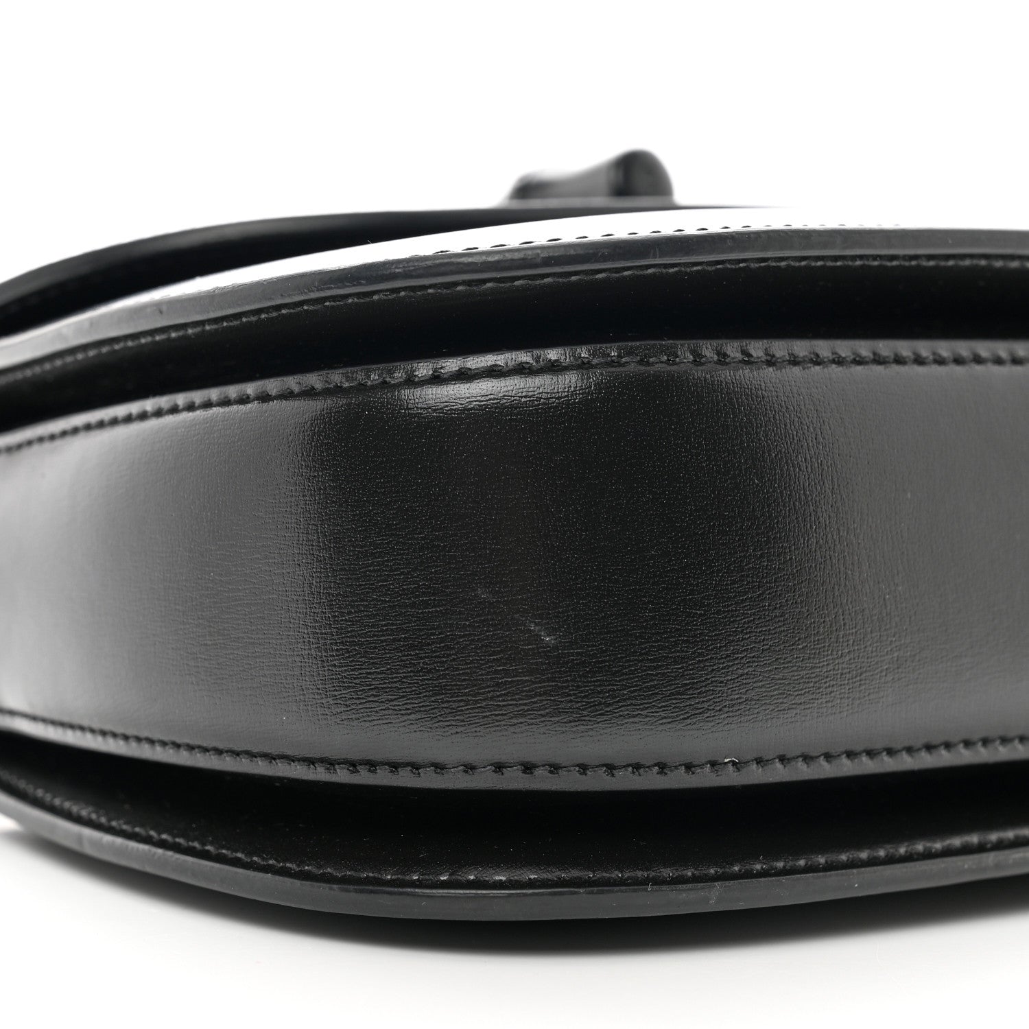 Gucci Boarded Dyana Lux Calfskin Web Monochrome Small Bamboo 1947 Top Handle Bag Black 8 of 9