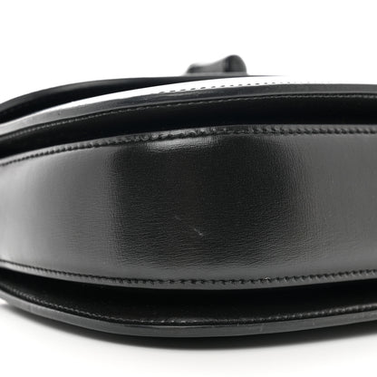 Gucci Boarded Dyana Lux Calfskin Web Monochrome Small Bamboo 1947 Top Handle Bag Black 8 of 9