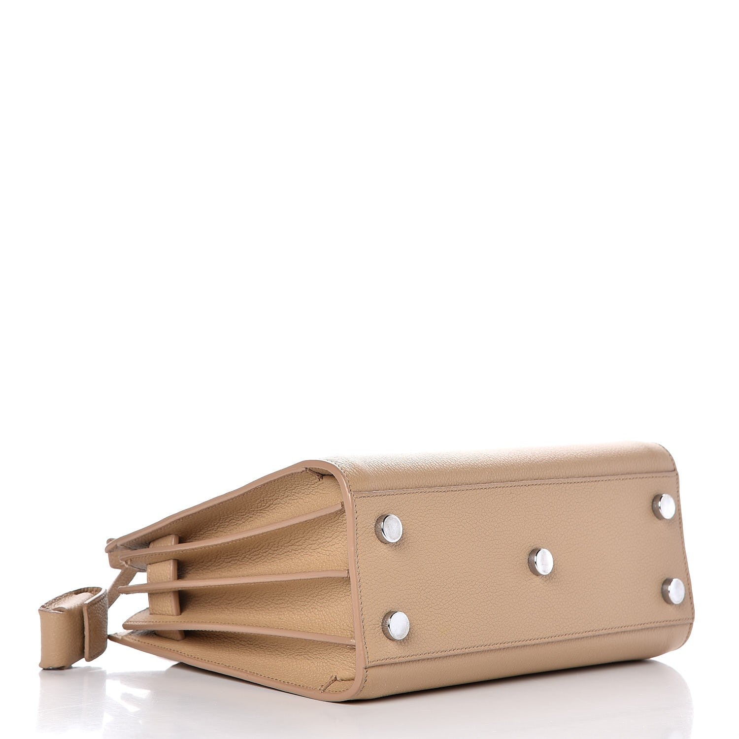 Saint Laurent Grained Calfskin Nano Sac De Jour Dark Beige 5 of 13