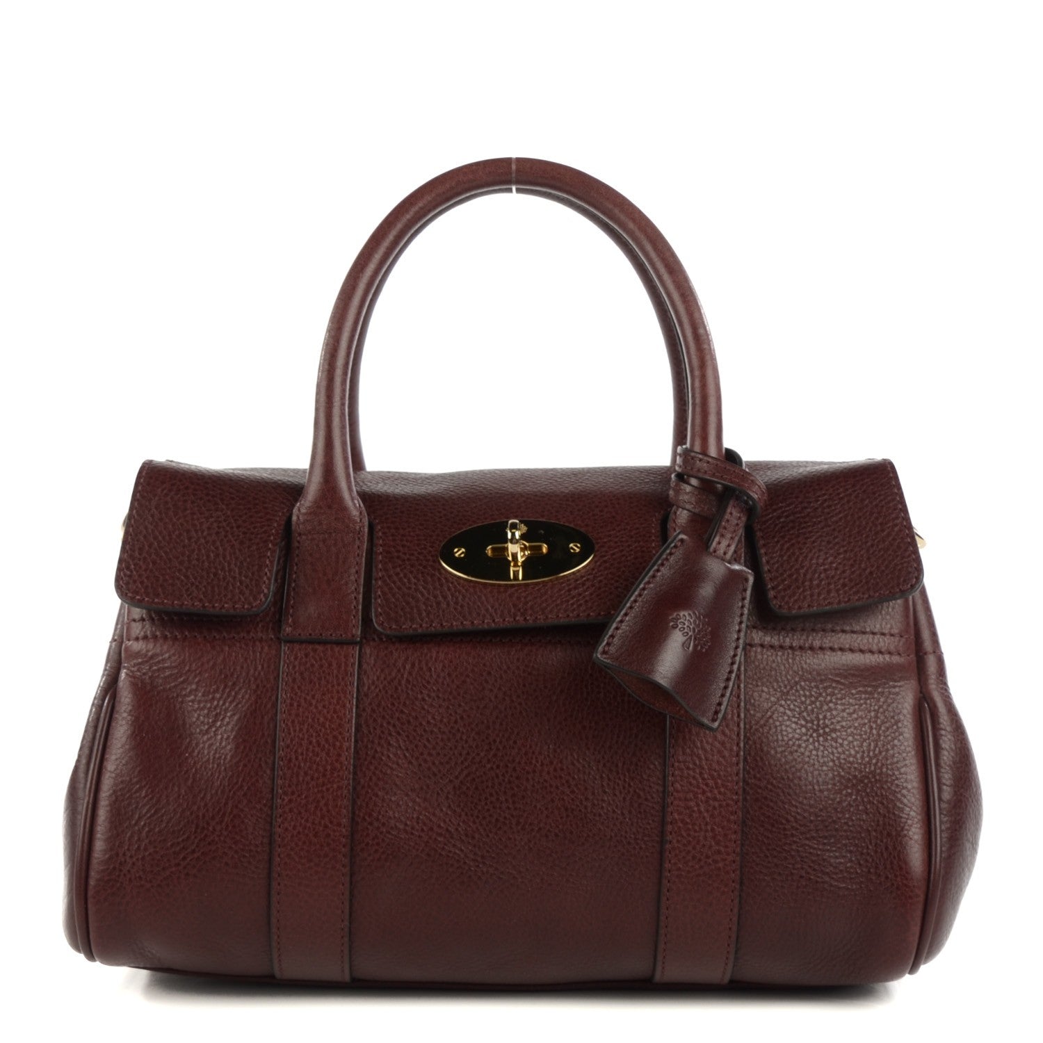 Mulberry Natural Leather Small Bayswater Oxblood 1 of 12