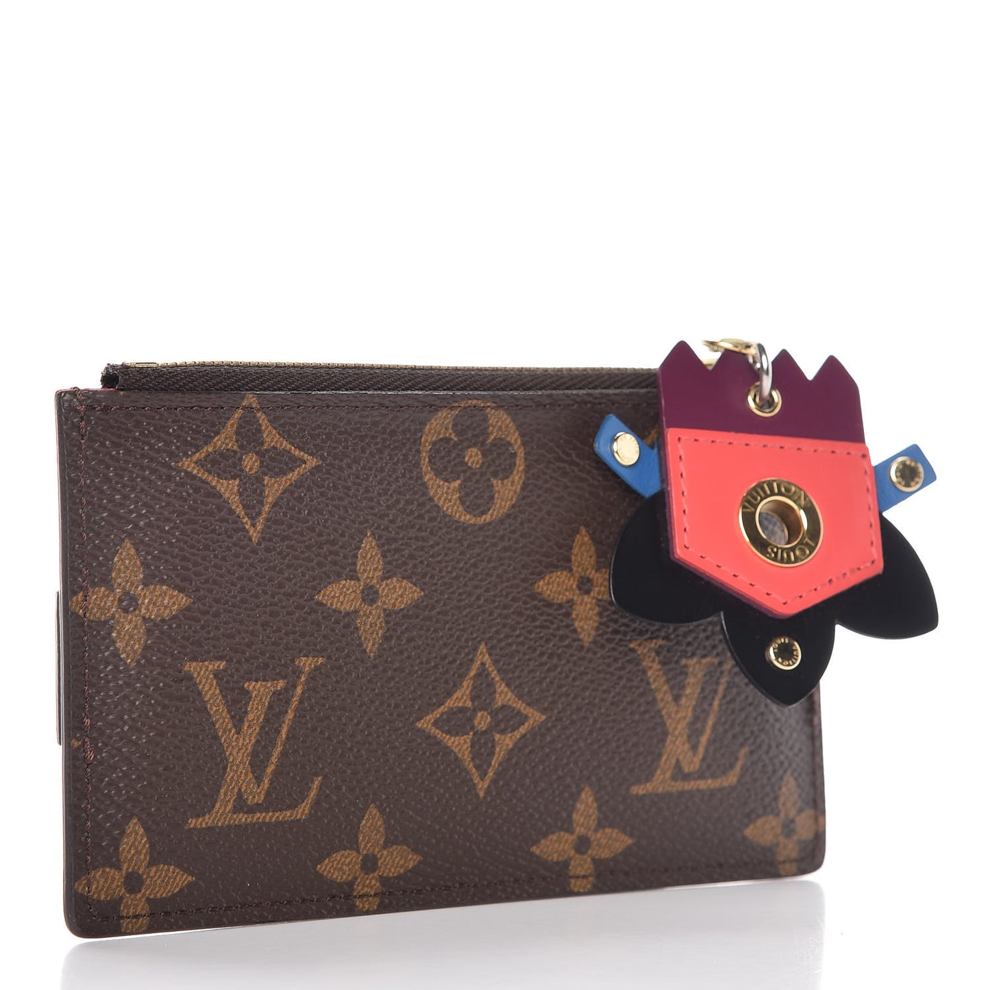 Monogram Totem Key Pouch Flamingo