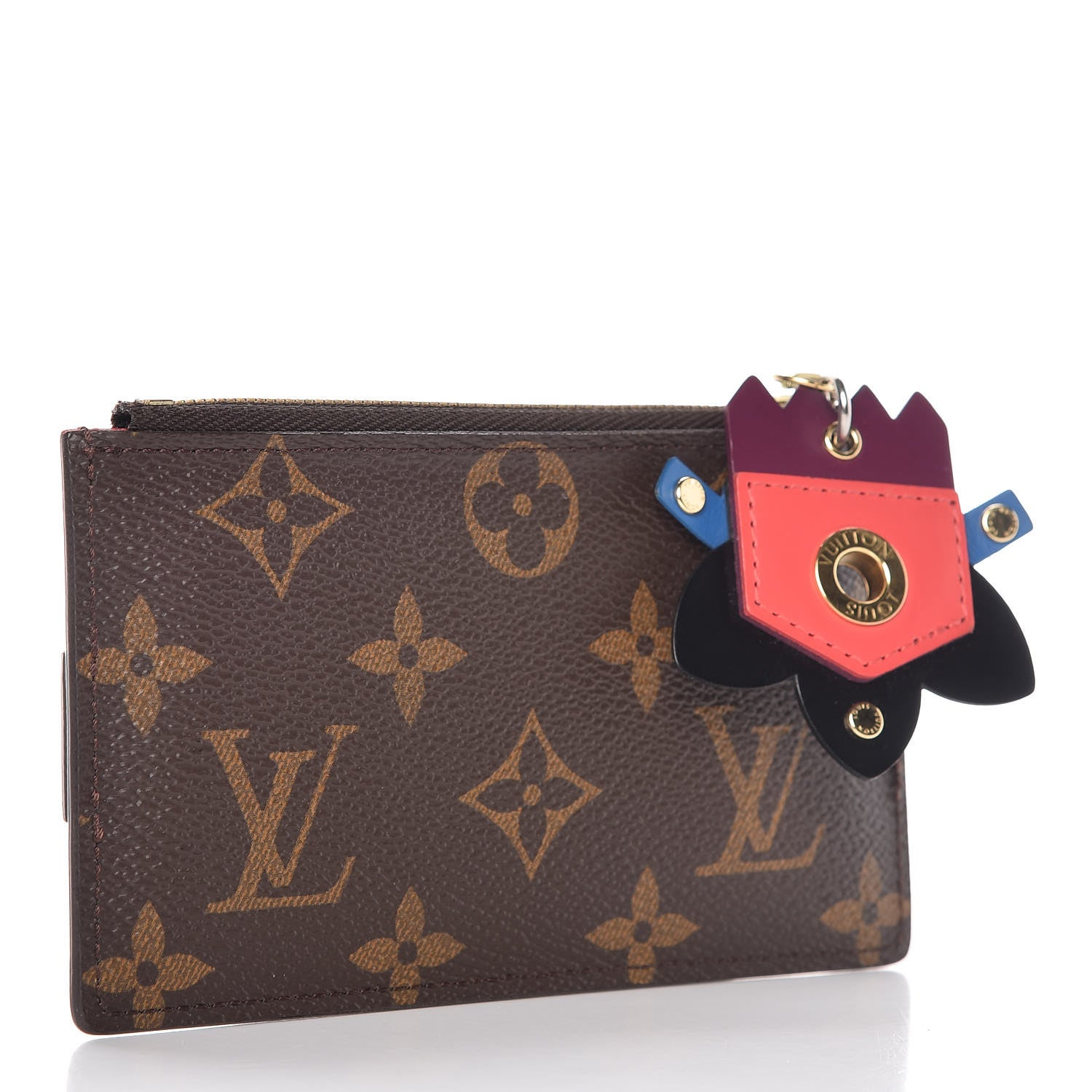 Louis Vuitton Monogram Totem Key Pouch Flamingo 3 of 10