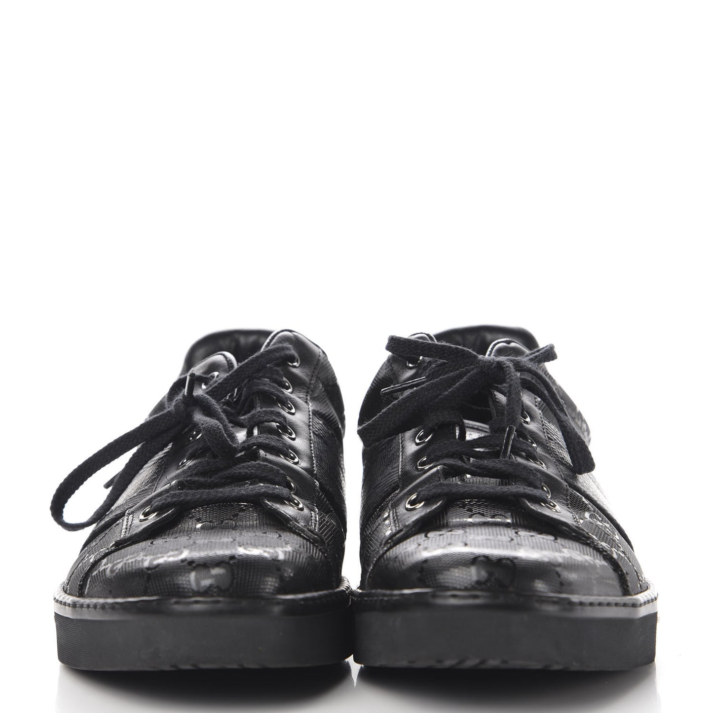 Imprime Monogram Mens Sneakers 9.5 Black