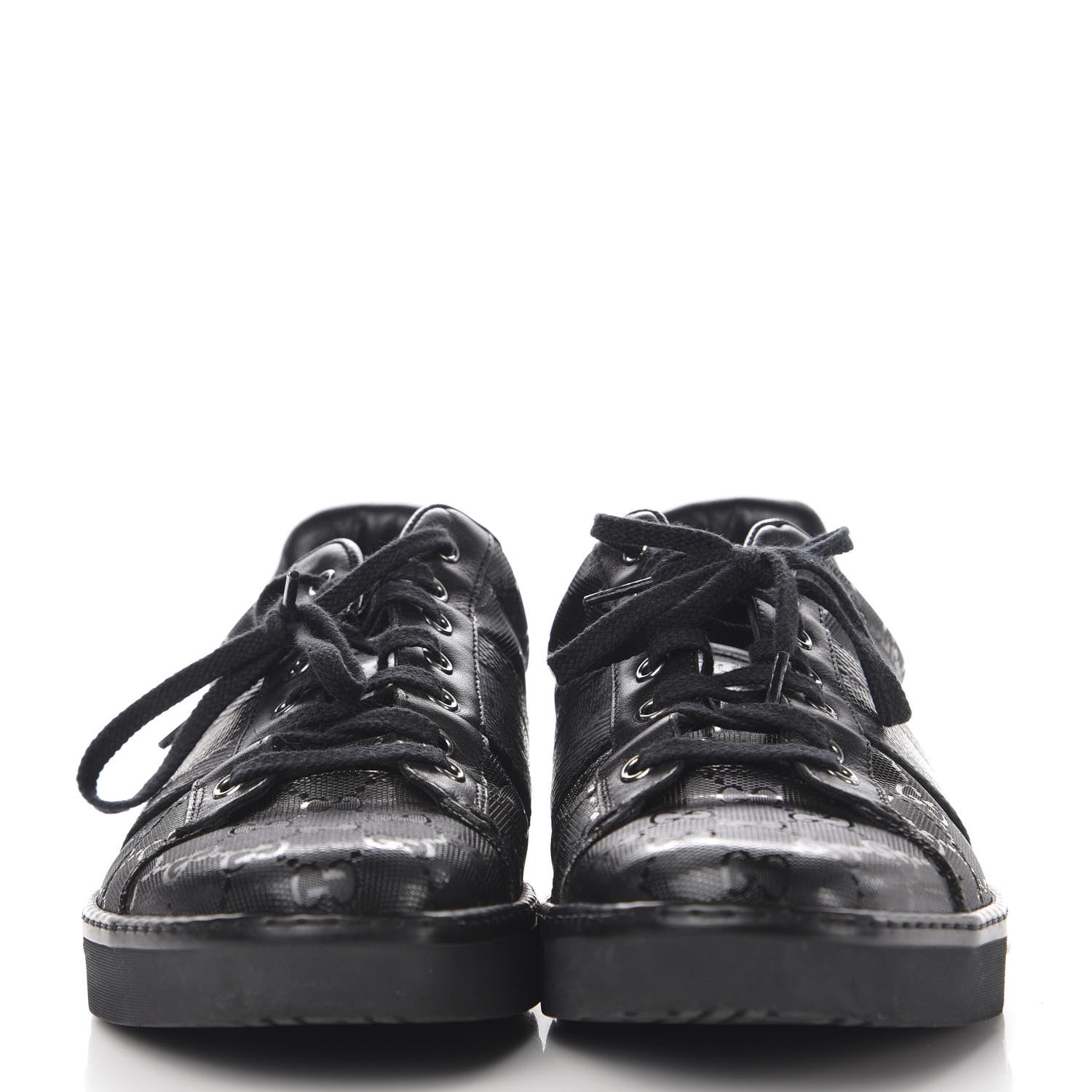 Gucci Imprime Monogram Mens Sneakers 9.5 Black 2 of 8