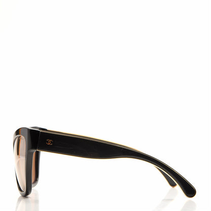 Chanel Acetate CC Cat Eye Sunglasses 5271 Black 3 of 7