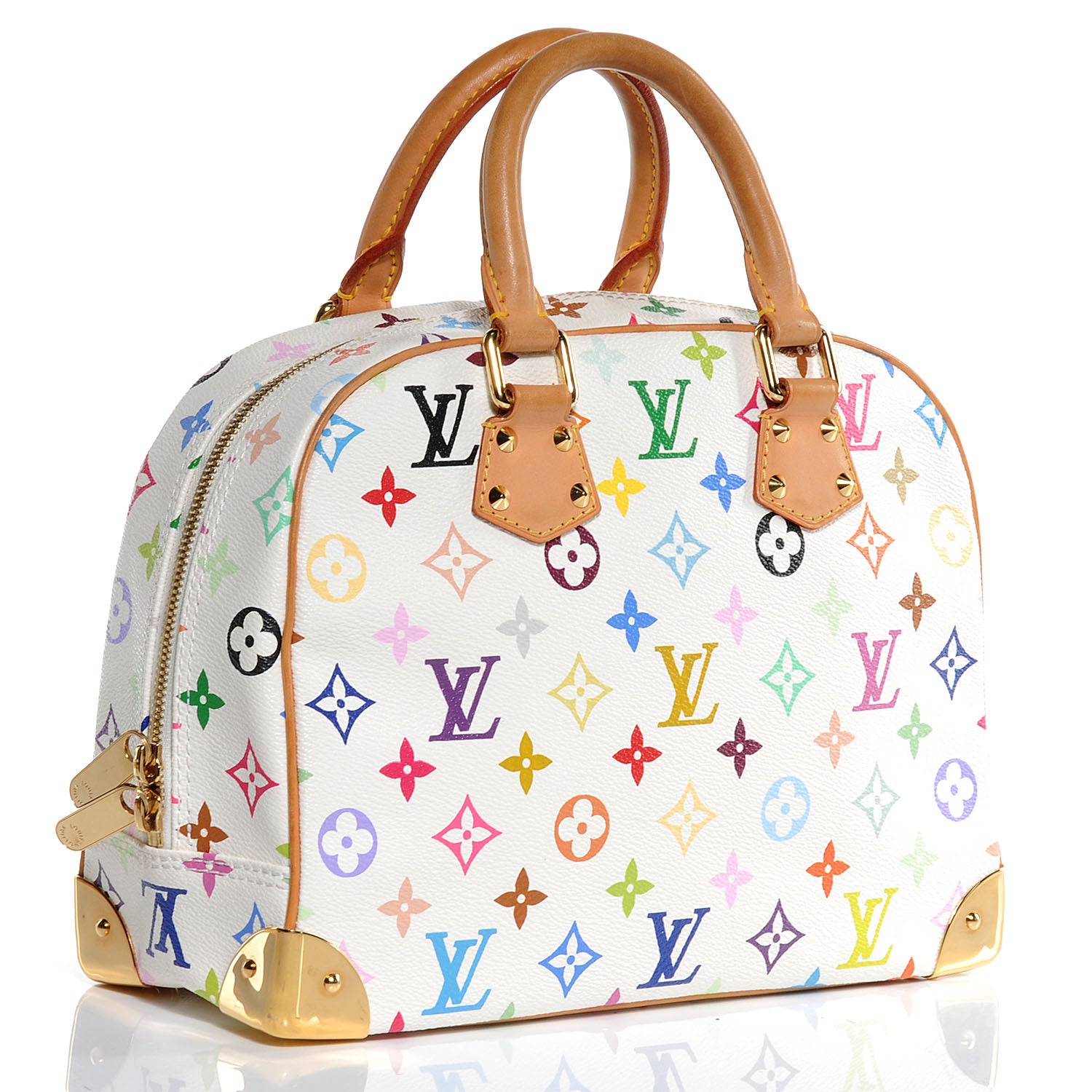 Louis Vuitton Monogram Multicolor Trouville White 3 of 7
