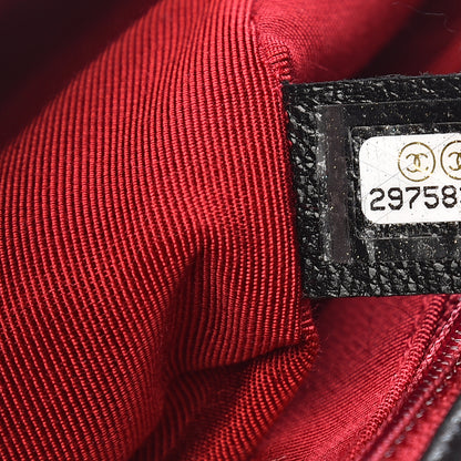 Chanel Goatskin Quilted Medium 19 Flap Black 7 of 10