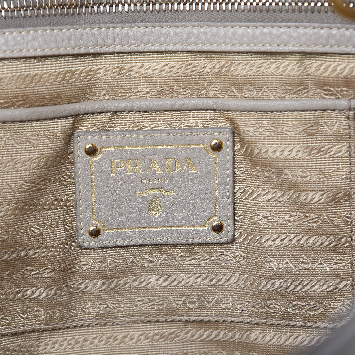 Prada Vitello Daino Tote Argilla 6 of 22