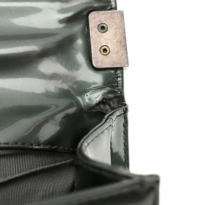 Chanel Iridescent Glazed Calfskin Small Boy Flap Light Green 11 of 12