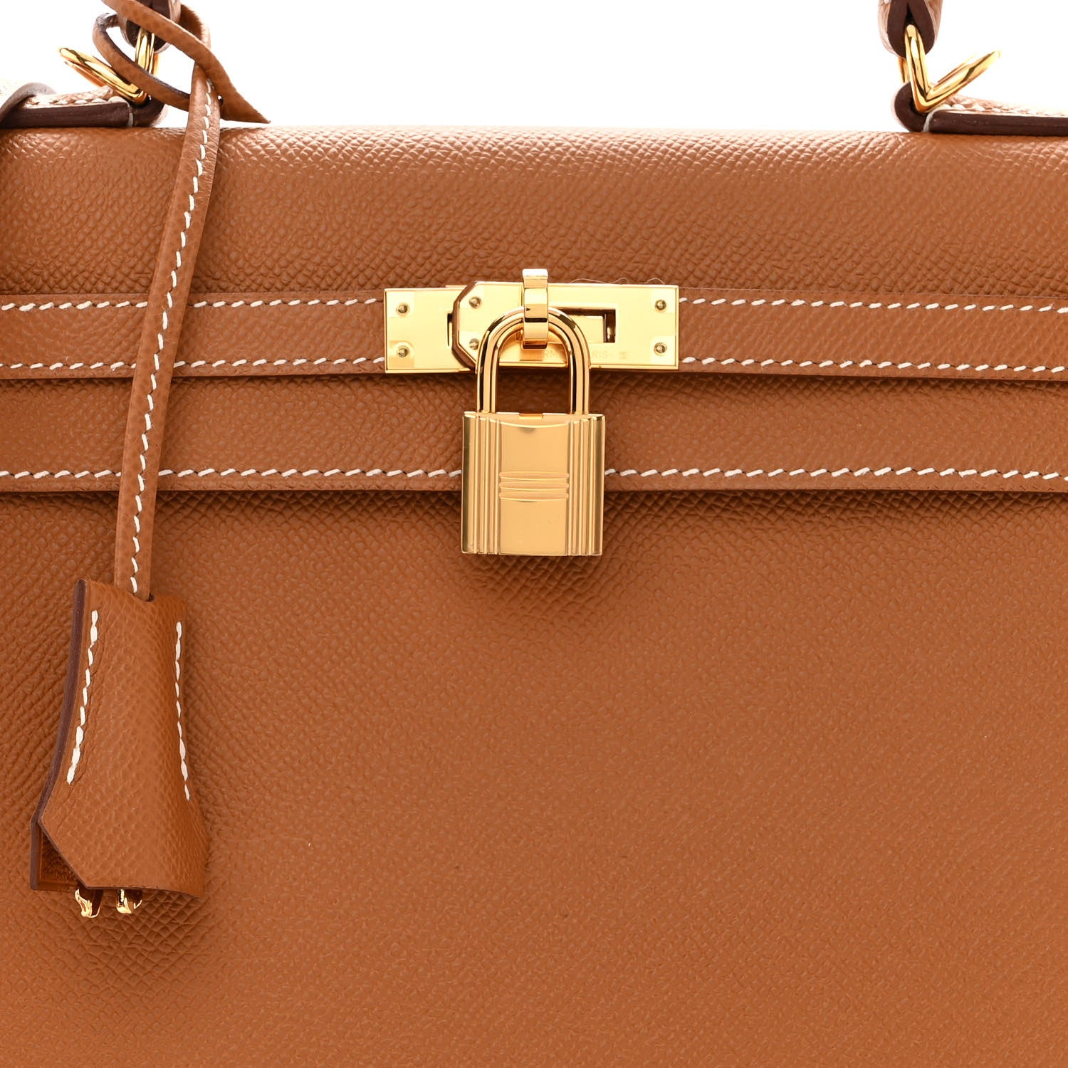 Hermes Epsom Kelly Sellier 25 Gold 8 of 10