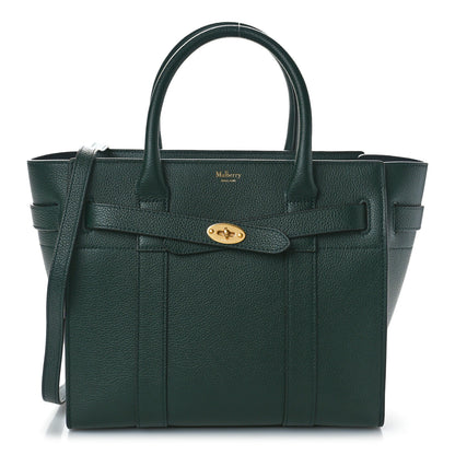 Mulberry Small Classic Grain Small Zip Bayswater Mulberry Green 1 of 9