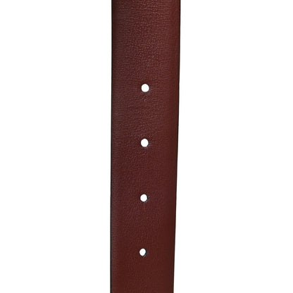Chanel Calfskin CC Reversible Belt 70 Black Burgundy 5 of 6