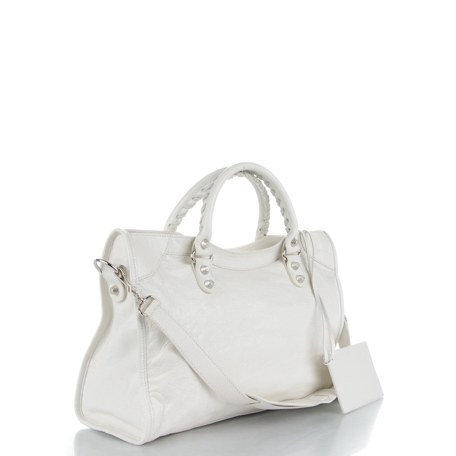 Balenciaga Agneau Giant 12 Silver Hardware City Creme Ivory 3 of 8