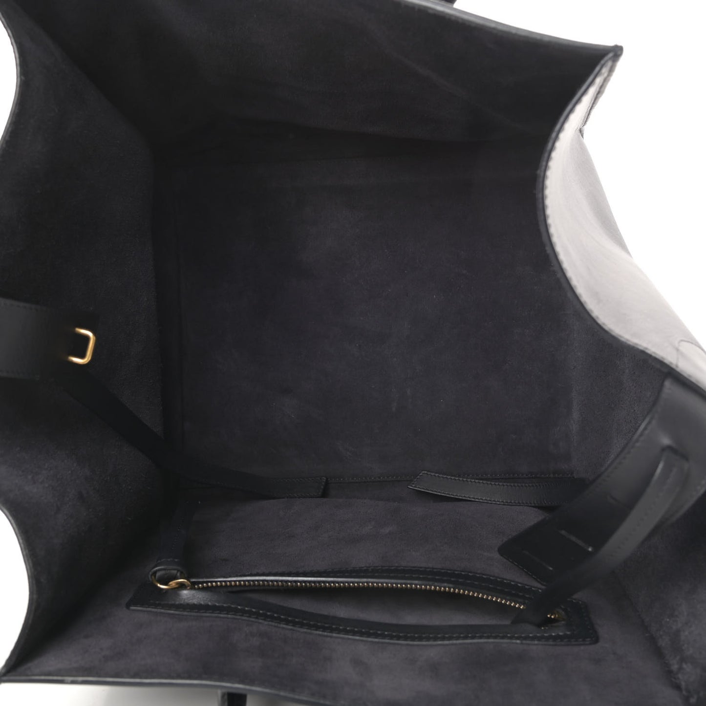 Smooth Calfskin Medium Phantom Luggage Black