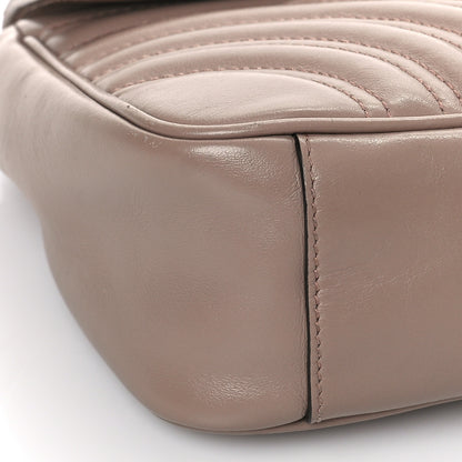 Gucci Calfskin Matelasse Small GG Marmont Shoulder Bag Porcelain Rose 8 of 9