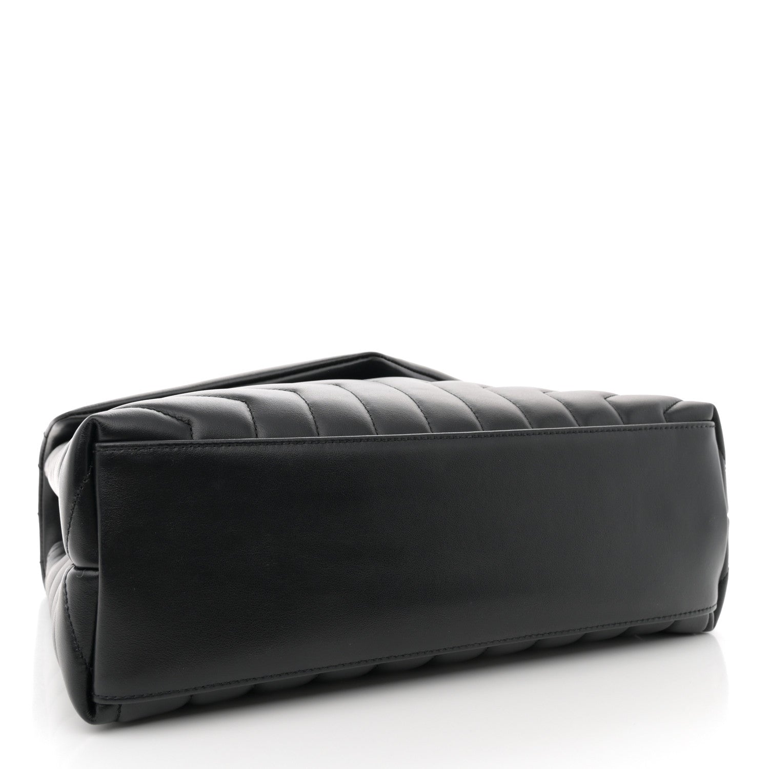 Saint Laurent Calfskin Y Quilted Monogram Medium Loulou Chain Satchel Black 4 of 10