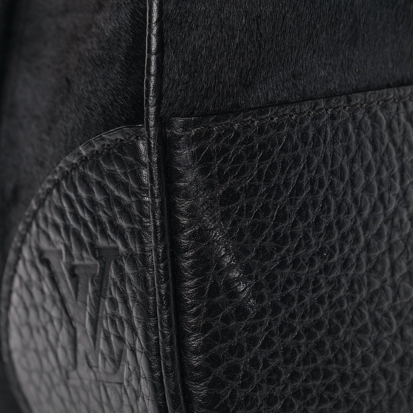 Pony Hair Mens Cabas Whistler Black
