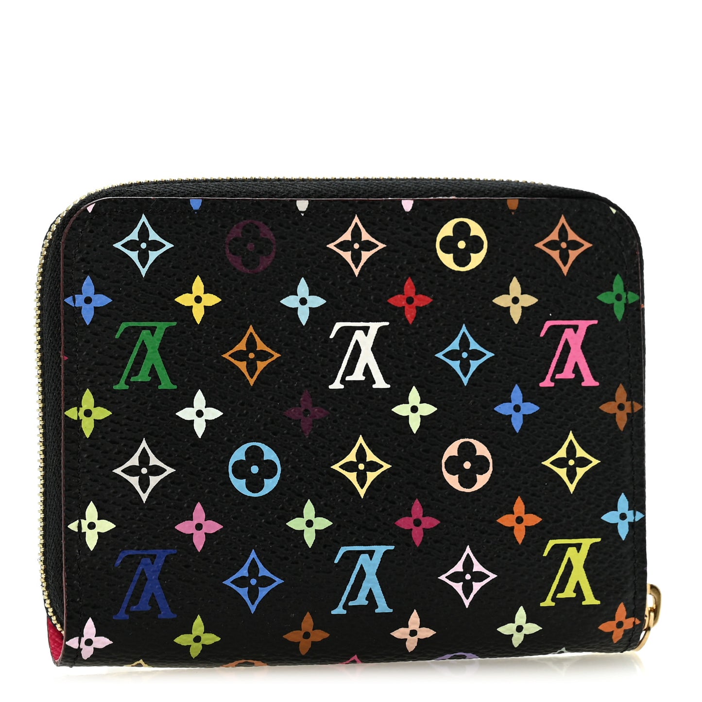 Monogram Multicolor Zippy Coin Purse Black Grenade
