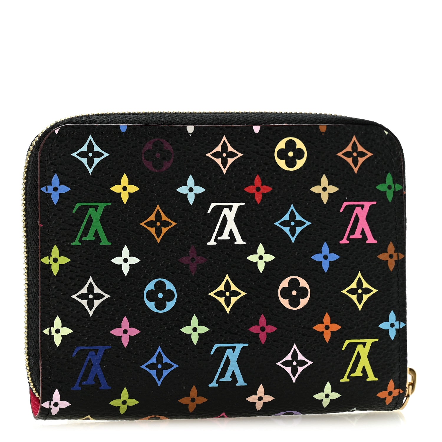 Louis Vuitton Monogram Multicolor Zippy Coin Purse Black Grenade 3 of 10