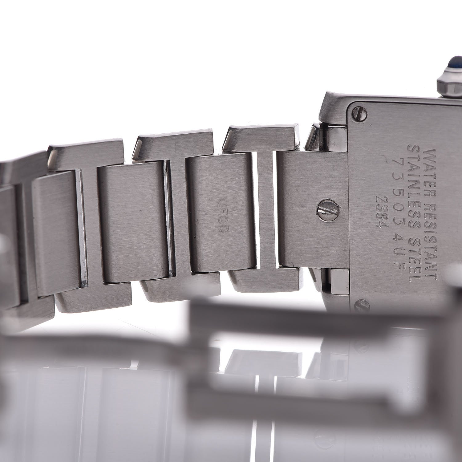 Cartier Stainless Steel 20mm Tank Francaise Quartz Watch 7 of 7