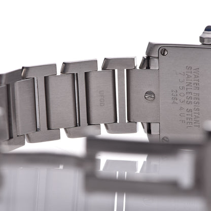 Cartier Stainless Steel 20mm Tank Francaise Quartz Watch 7 of 7