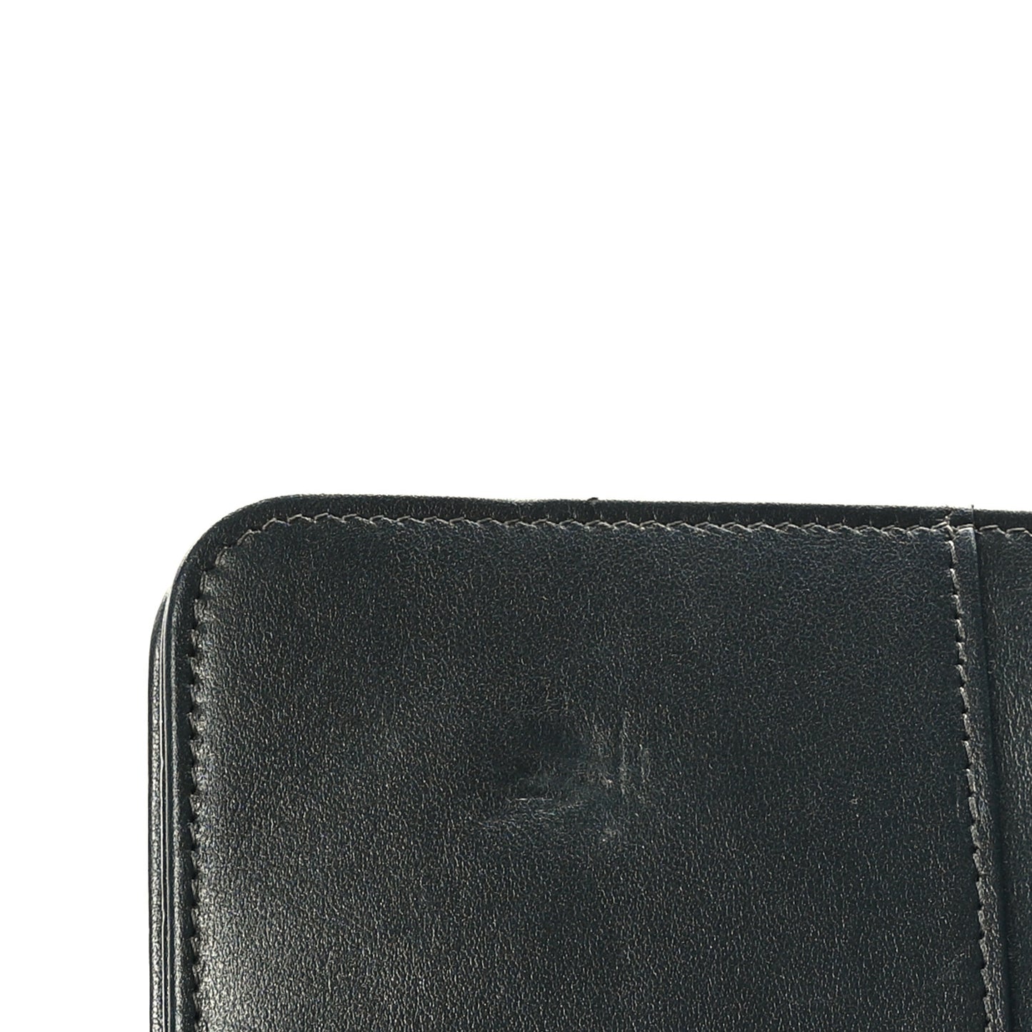 Caviar Quilted Vintage Mademoiselle Wallet On Chain WOC Dark Grey