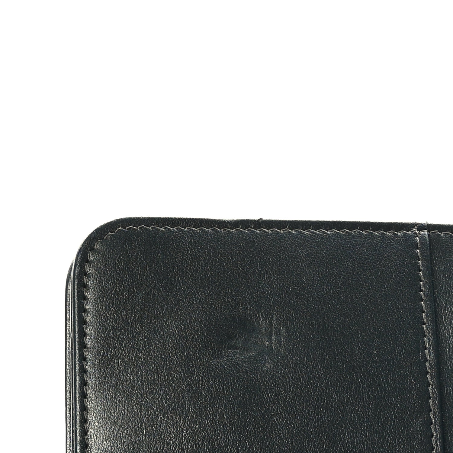 Chanel Caviar Quilted Vintage Mademoiselle Wallet On Chain WOC Dark Grey 10 of 11