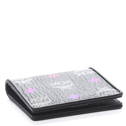 MCM Skyoptic Visetos ID Wallet Spectrum Diamond Black 4 of 8