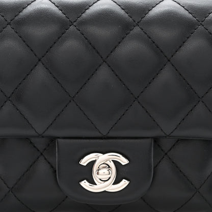 Chanel Calfskin Quilted CC Uniform Flap Belt Bag Black 9 of 11
