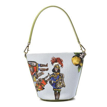 Dolce & Gabbana Canvas Printed Shoulder Bag Multicolor 1 of 9