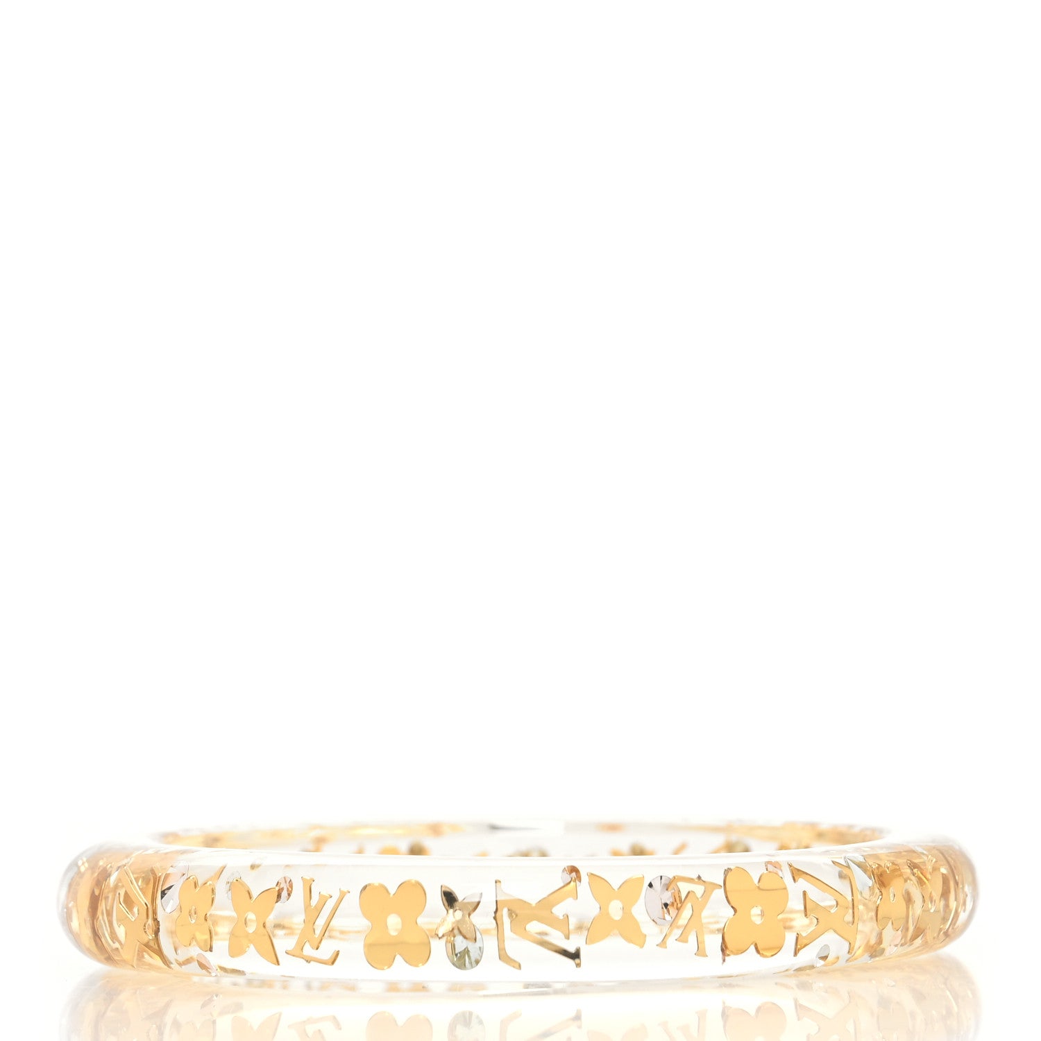Louis Vuitton Resin Swarovski Small Inclusion Bracelet PM Transparent 3 of 3