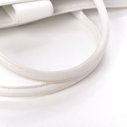 Chanel Calfskin Cerf Executive Shopper Tote White 8 of 18