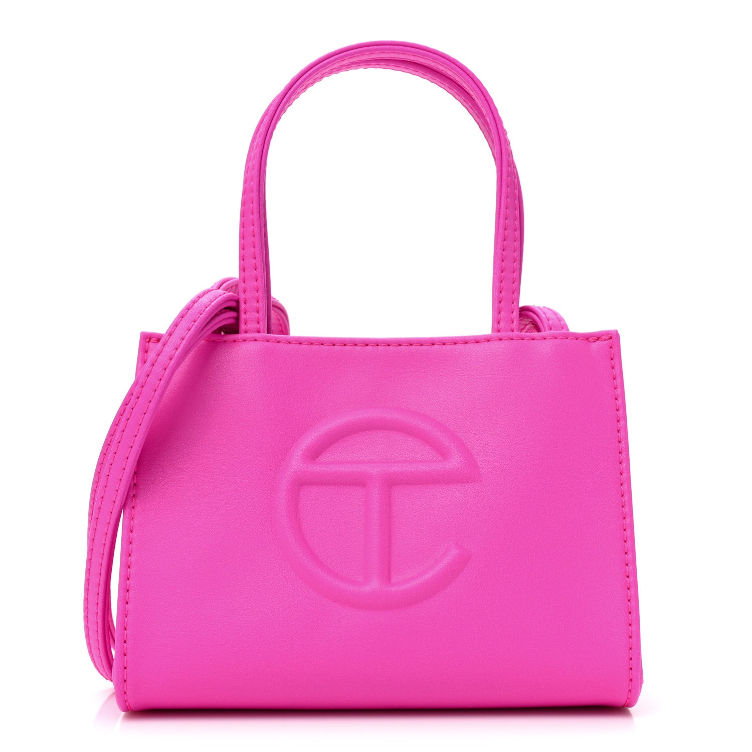 Telfar Vegan Leather Small Shopping Bag Azalea 1 of 8