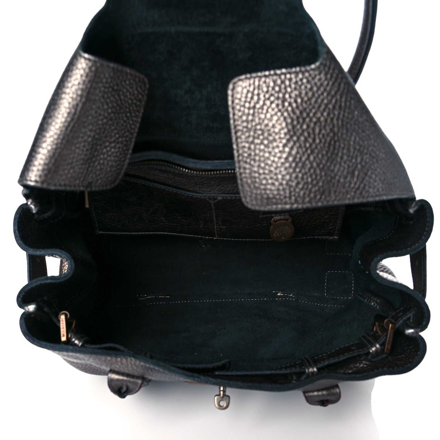 Mulberry Metallic Classic Grain Braided Bayswater 5 of 10