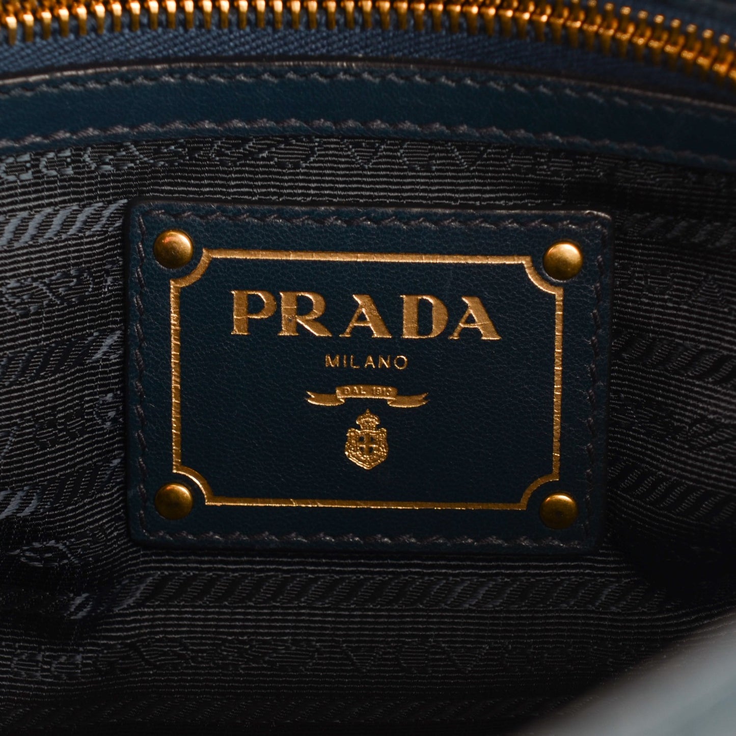 Nappa Antique Shoulder Bag Denim