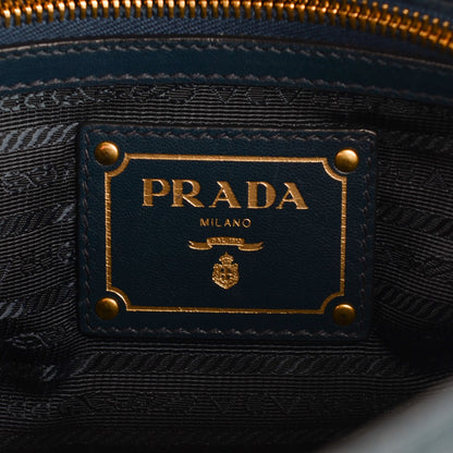 Prada Nappa Antique Shoulder Bag Denim 7 of 10