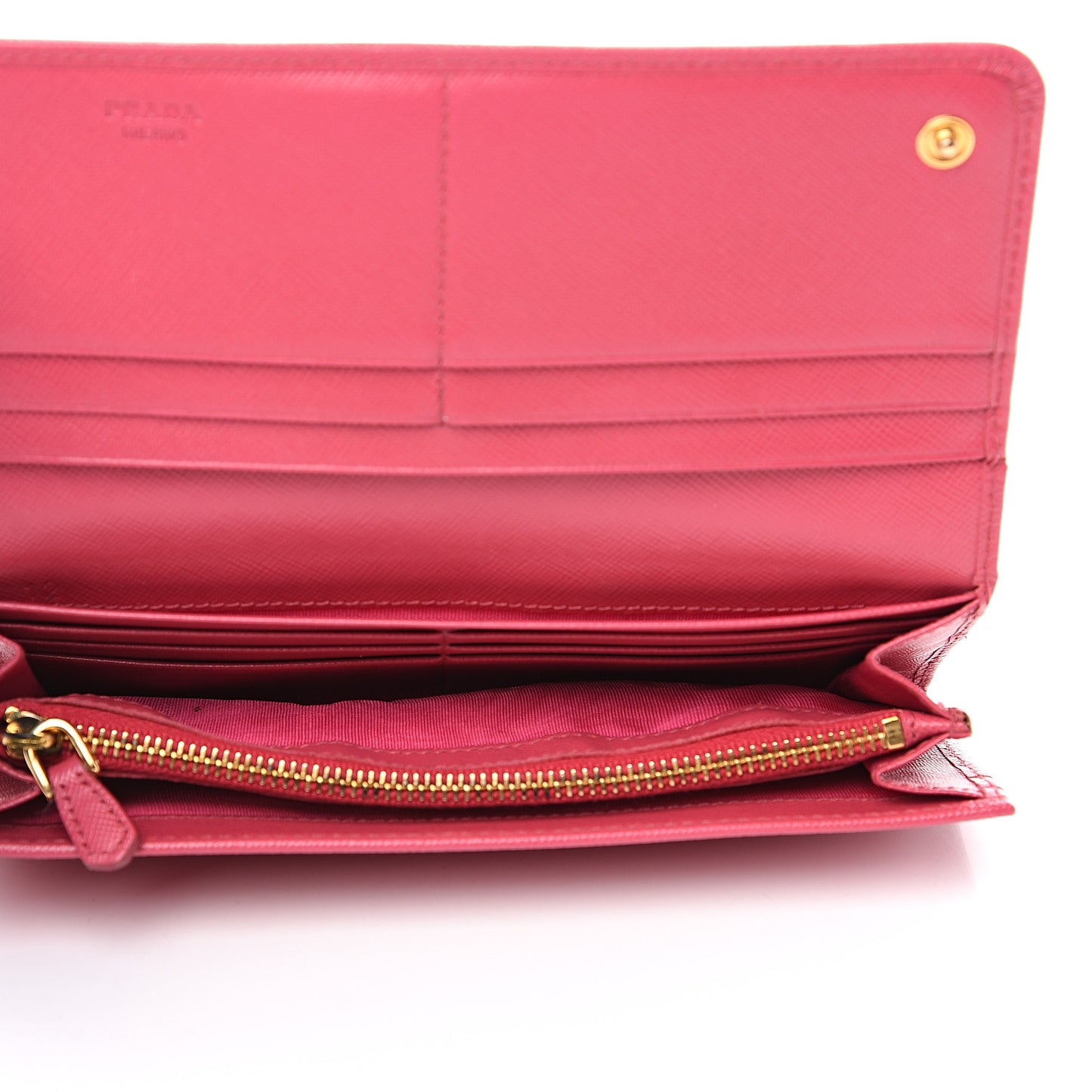 Saffiano Bow Continental Wallet Peonia