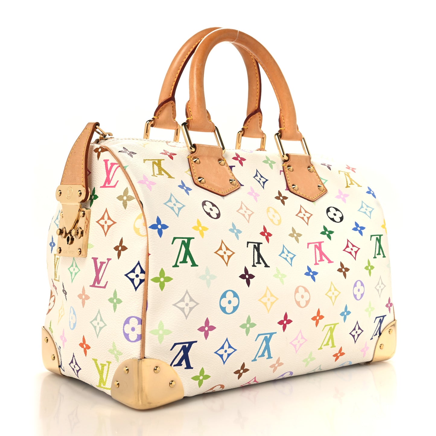 Monogram Multicolor Speedy 30 White